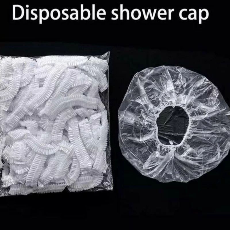 plastik penutup kepala/plastik mandi/shower cup