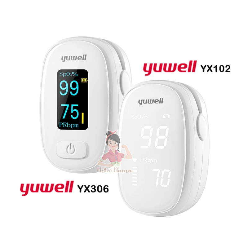 Oximeter Yuwell YX306 Fingertip Pulse Oximeter Alat Ukur Kadar Oksigen