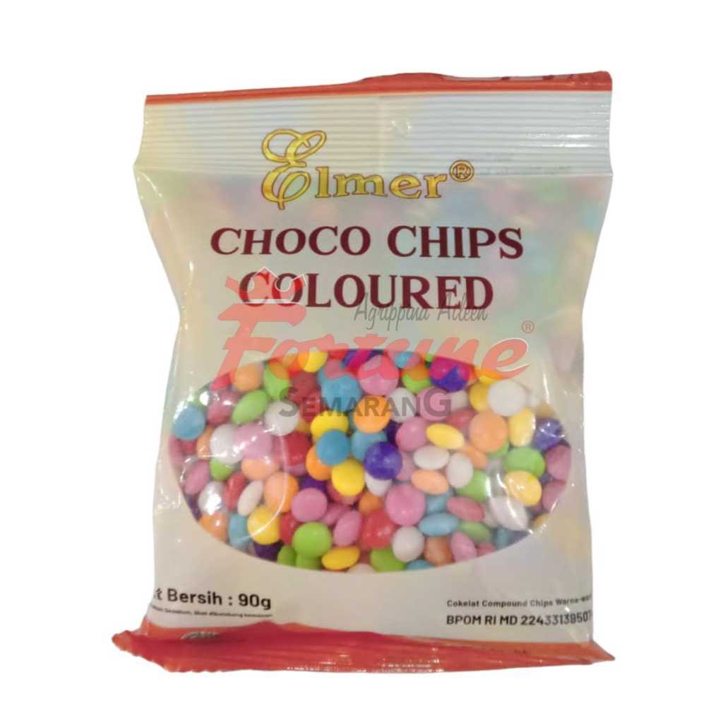 

ELMER CHOCHOCHIPS SETENGAH BULAT WARNA 90GR