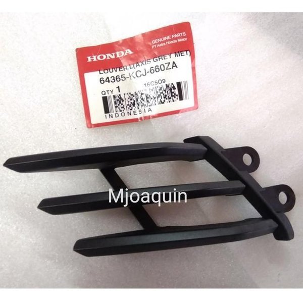 [Set] Louver Sayap Dalam Kanan Kiri Grey Honda Tiger New - Jaminan Original 100% - 64365KCJ660ZA & 6