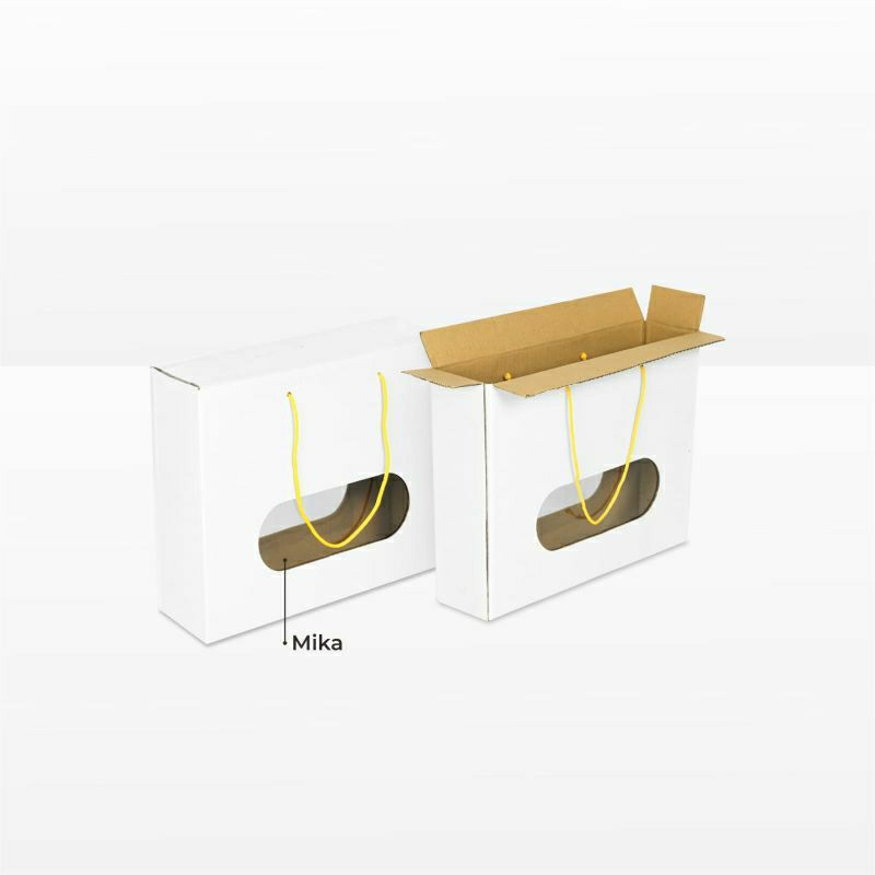 BOX 32x8x24 cm plus mika. Kardus/hampers/gift/ jinjingtali