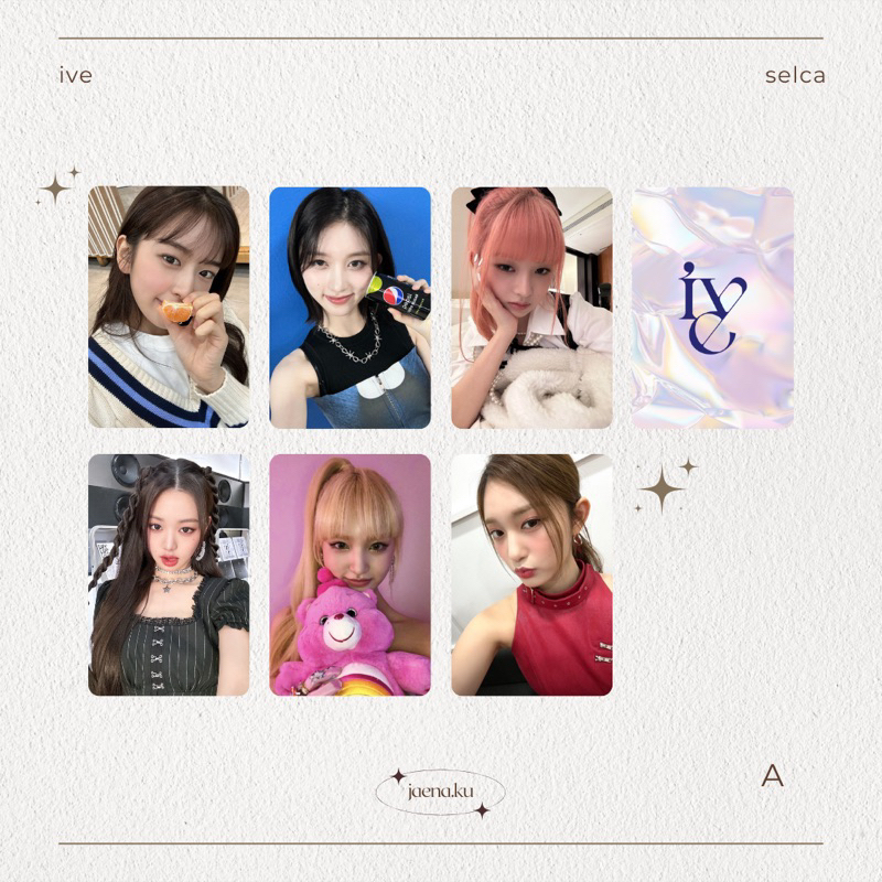 [IVE] PHOTOCARD SELCA 4 IVE