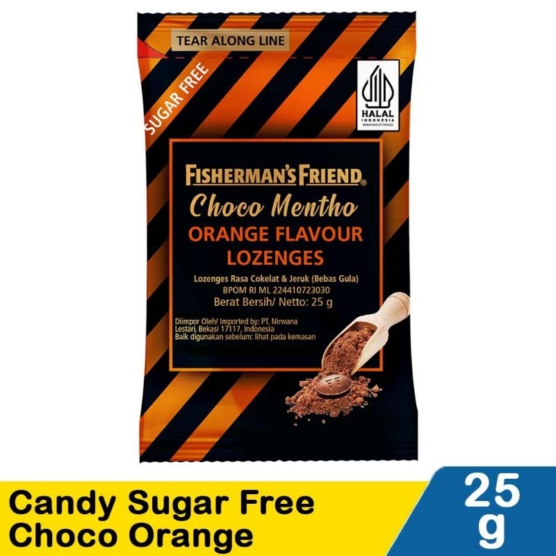 

Fisherman's Candy Sugar Free Choco Orange 25G