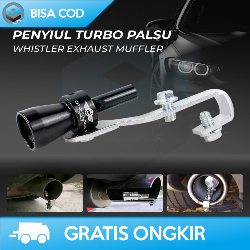 TURBO SOUND WHISTLER PENYIUL KNALPOT MOBIL EXHAUST MUFFLER OTOHEROES