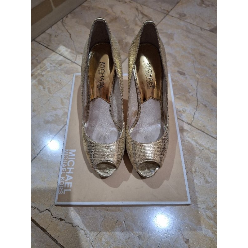 MK shoes high heels sepatu wanita