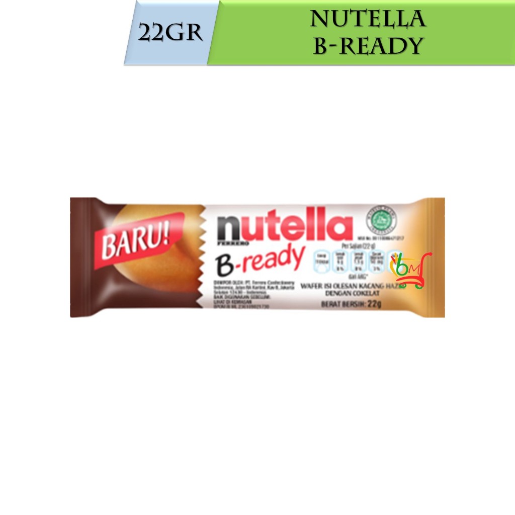 

Nutella Ferrero B-Ready Chocolate Wafer Hazelnut