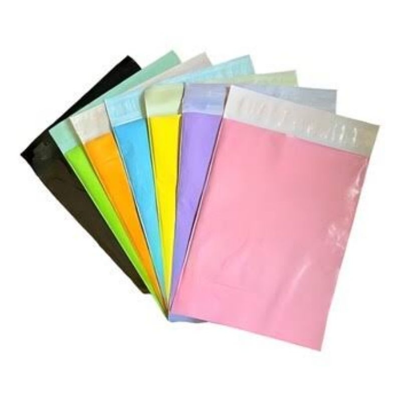 kantong plastik polimailer (min100pcs)  polimer  plastik packing kantong kresek cetak 1 warna