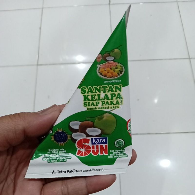 

Mahbubah - Sun kara 65 ml @1 pcs Santan Kelapa Siap Pakai