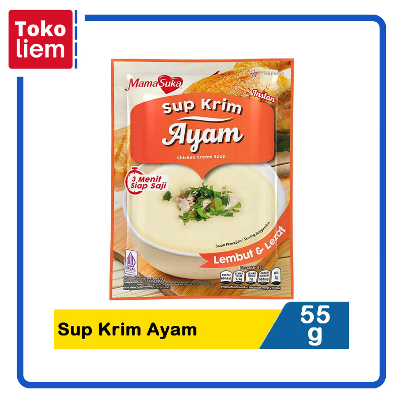 

Mamasuka Sup Krim Ayam 55G