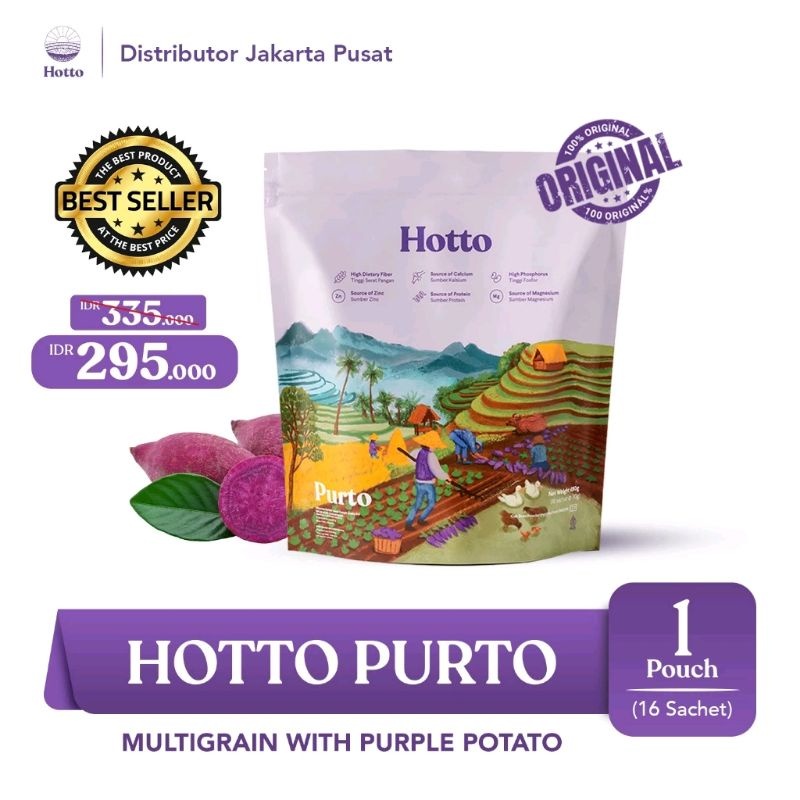 

HOTTO PURTO MULTIGRAIN - 1 POUCH SIAP KIRIM