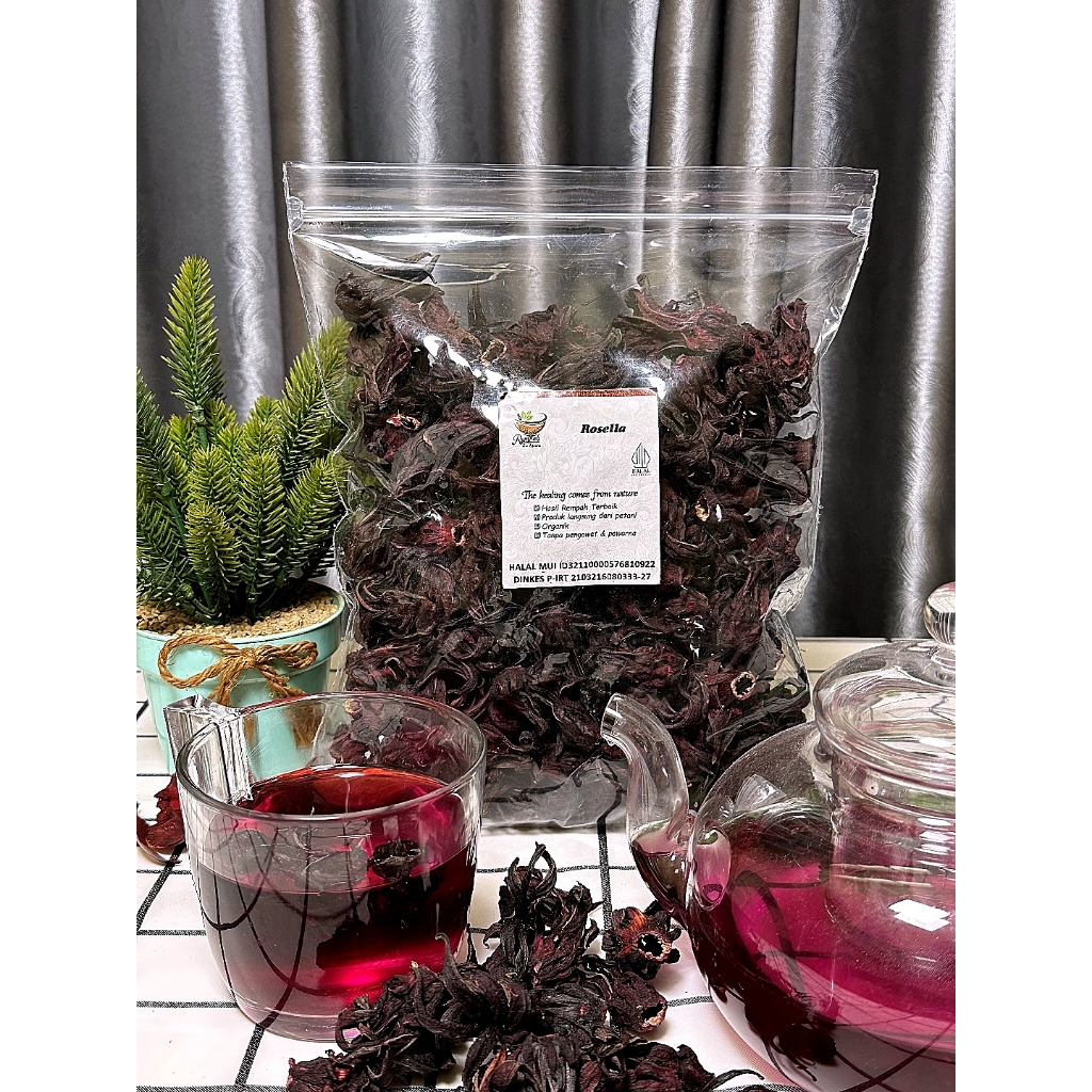 

Rosella Ungu 500 Gram Kering Premium Rempah Bu Risma