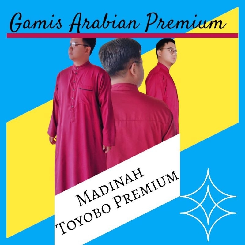 GAMIS ARABIAN TOYOBO FODU GRADE A JUBAH PRIA TERBARU TOYOBO FODU GRADE A