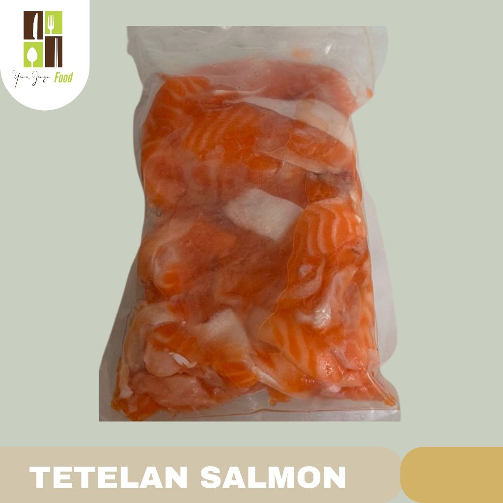 

Tetelan Ikan Salmon / Irisan Acak Ikan Salmon / Bersih Tanpa Tulang 500g