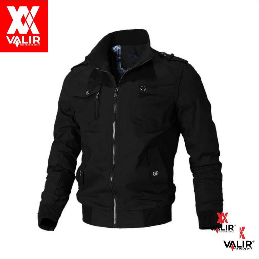 Valir Ruster Jaket Pria Keren Terbaru Bahan Twill | Jaket Anti Angin
