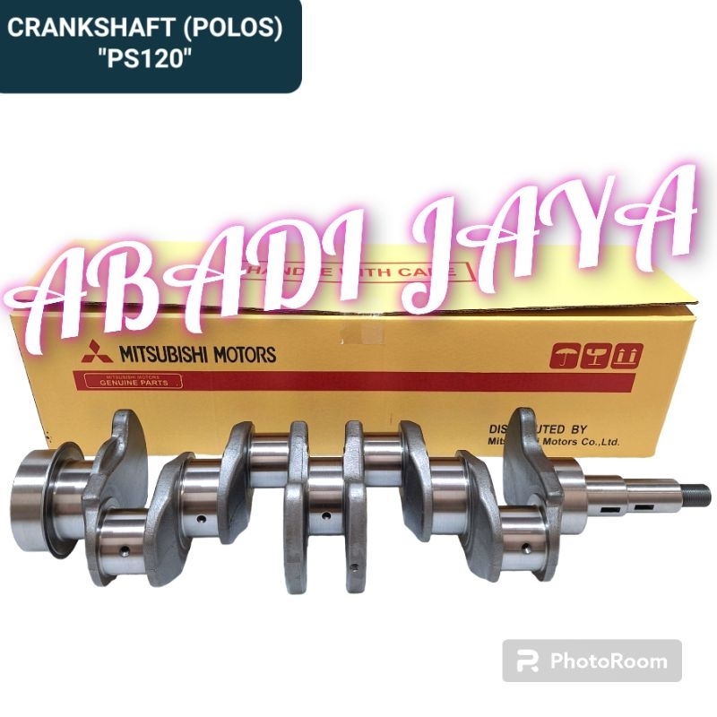 CRANKSHAFT KRUK AS KER AS MITSUBISHI COLT DIESEL PS120 PS 120 TIPE POLOS ORIGINAL