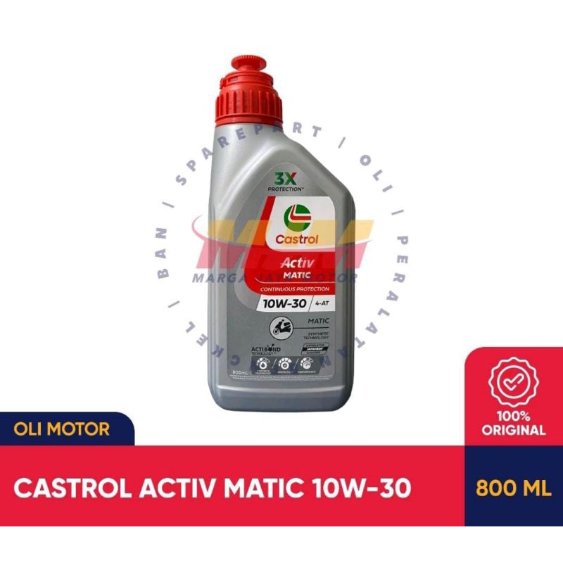 oli castrol activ matic 10-30