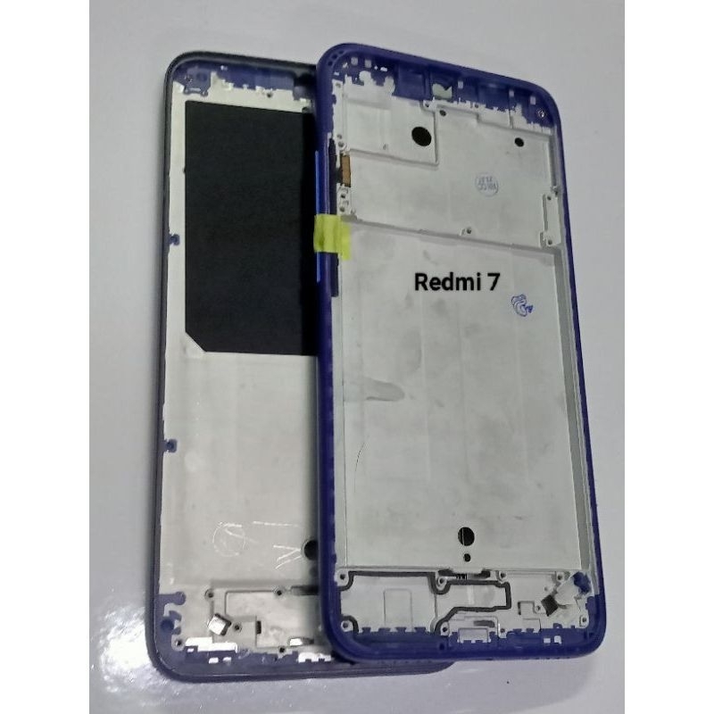 Frame Lcd Tulang tatakan lcd Redmi 7 biru