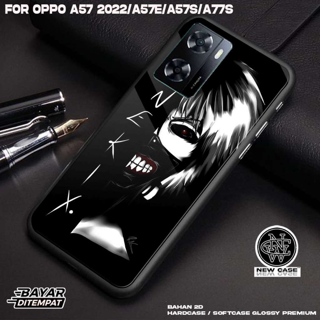 Case OPPO A57 2022 A57E A57S A77S - Casing Hp Terbaru 2023 Newcase [ KANEKI] Silikon Hp Mewah - Kesi