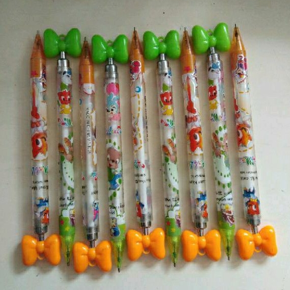 

pensil mekanik pensil tekan tutup pita pinsil lidi pensil anak