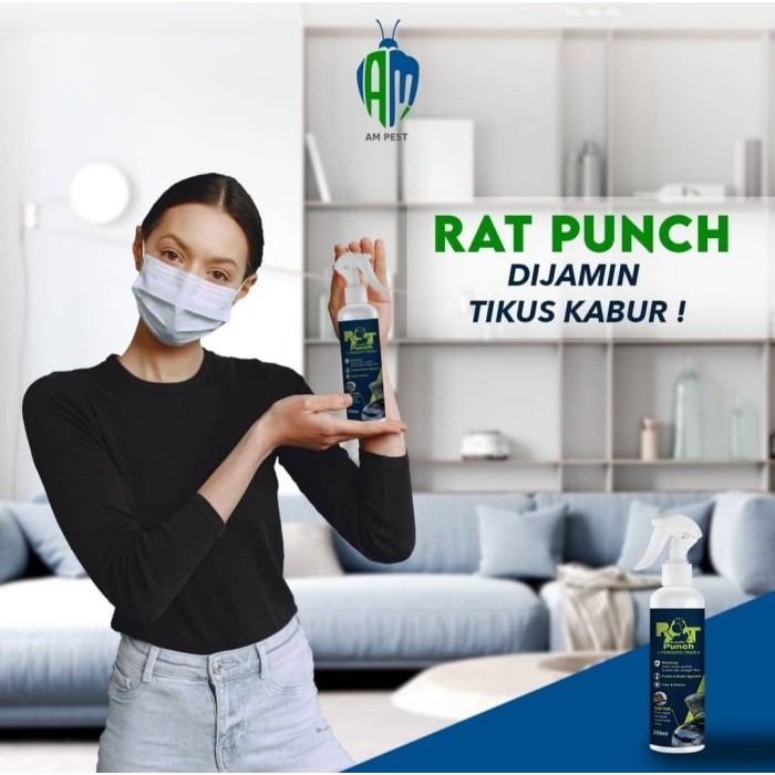 Pengusir tikus Rat Punch rat repellent spray