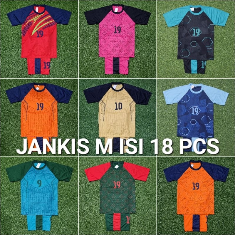 SETELAN SET JERSEY BOLA / BAJU TIM FUTSAL / TEAM VOLLY M18