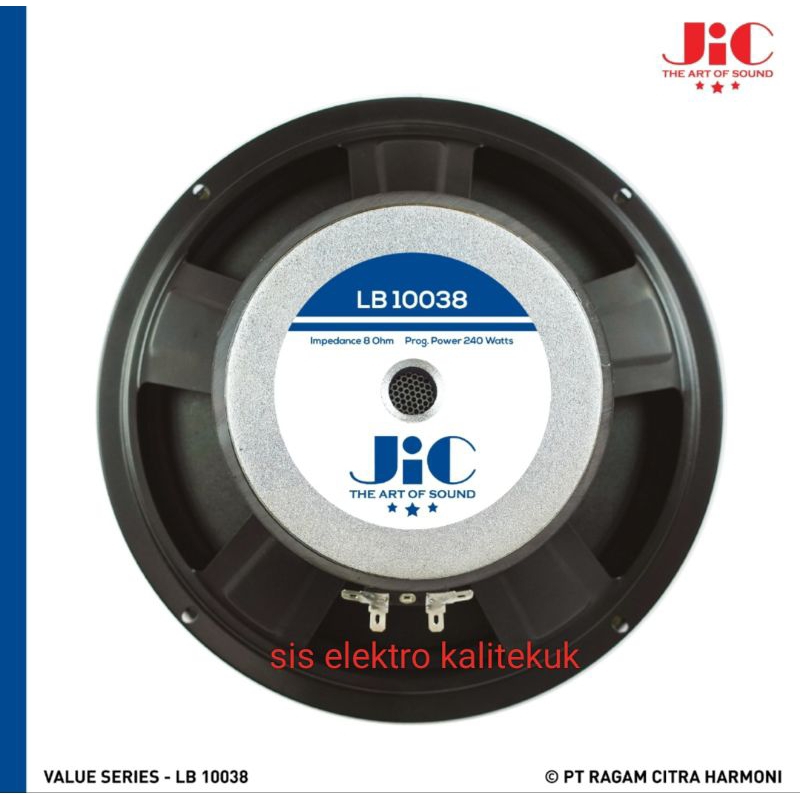 Speaker 10 Inch JIC LB 10038