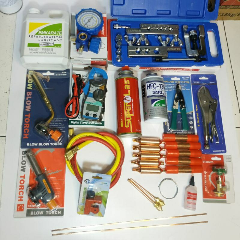 Paketan Alat Las Kulkas dengan MANIFOLD SINGLE & GAS LAS