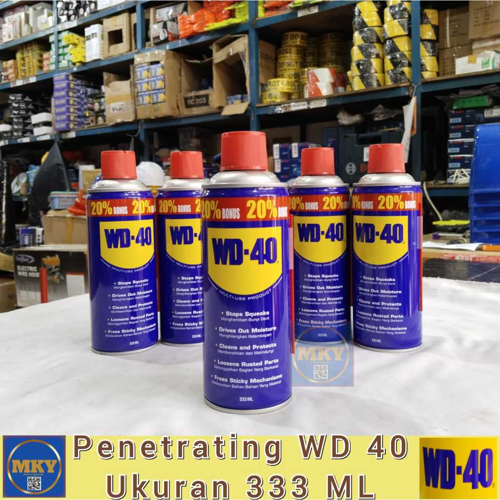 WD 40/ PELUMAS ANTI KARAT WD40 - 333ml Original / WD 40 / WD-40 / WD40 Original Made in USA isi 333m