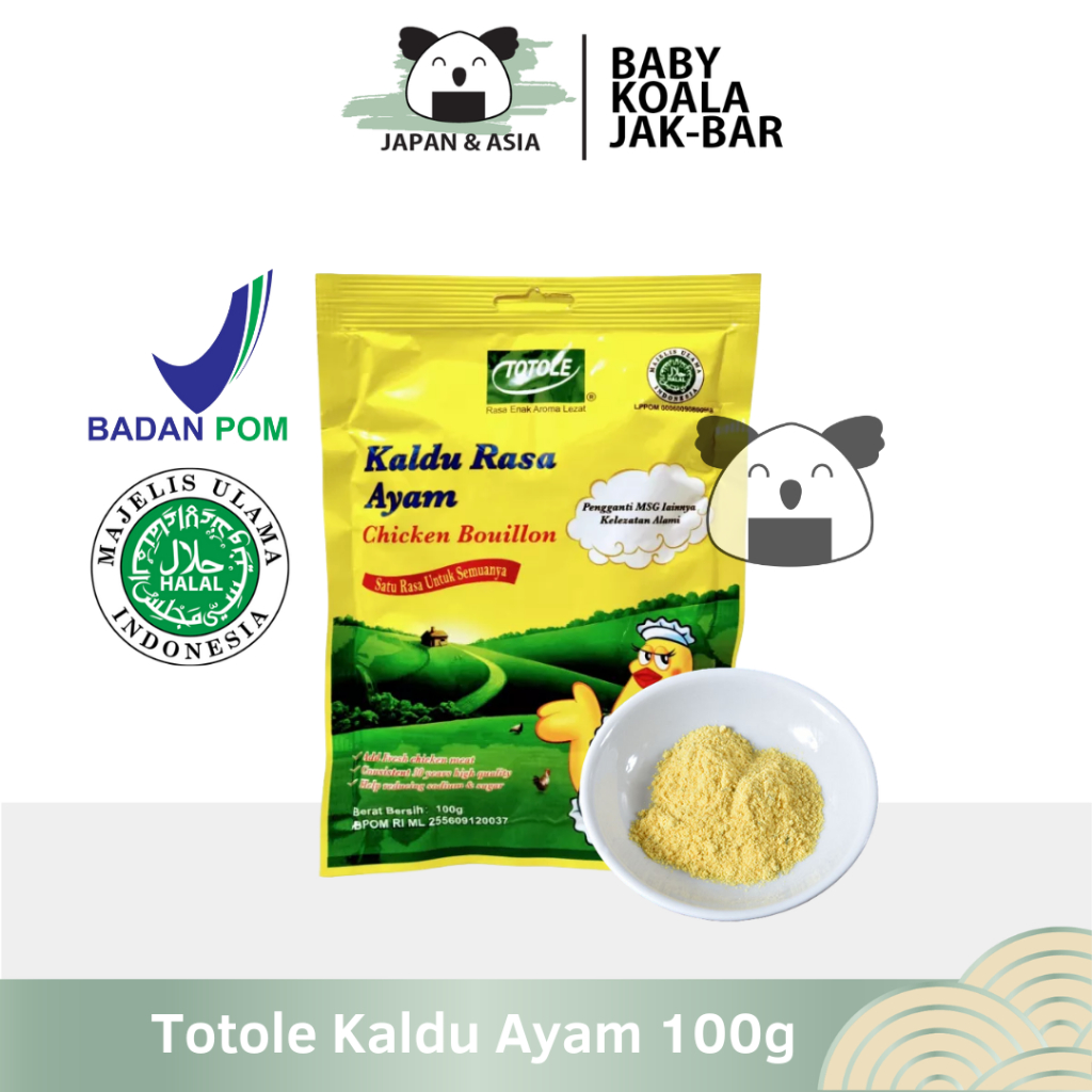 

TOTOLE Kaldu Ayam 100 g Halal │ Import Chicken //