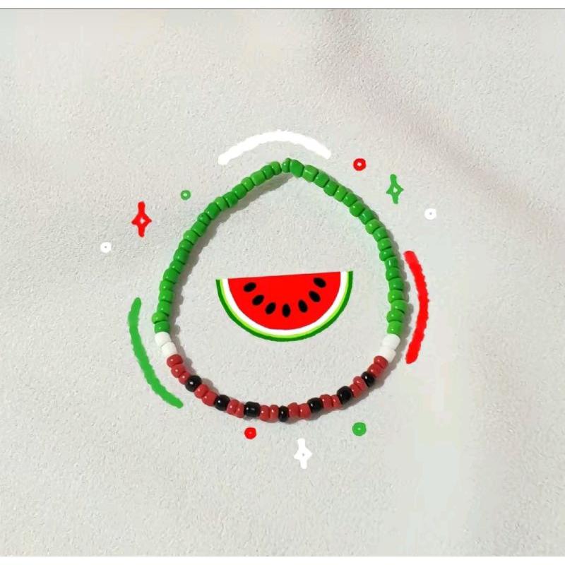 GELANG. COSTUM gelang semangka