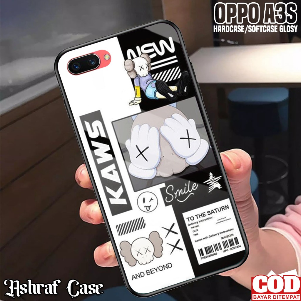 Case Oppo A3S - Casing Hp Oppo A3S ( AES ) Kesing Hp Oppo A3S - Silikon Hp Oppo A3S - Softcase Glass