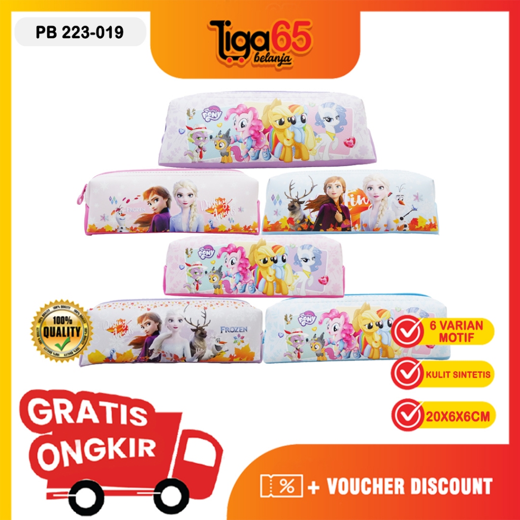 

365 Pencil bag / Tempat pencil karakter / PENCIL BAG 223-019 DSN