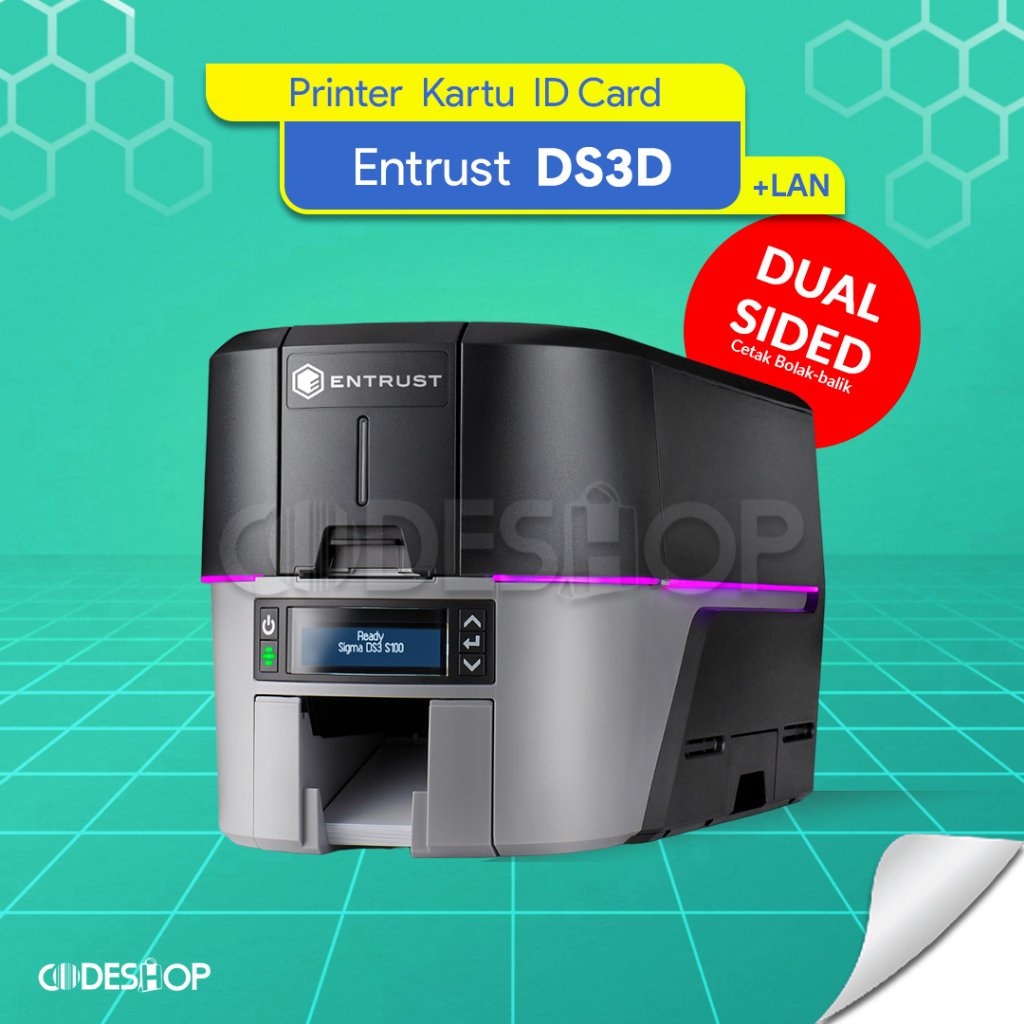 Printer ID Card Entrust Sigma DS3D Dual SIde