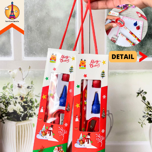 

Paket Alat Tulis Ximi 6 in 1 Tema Natal Set-1036