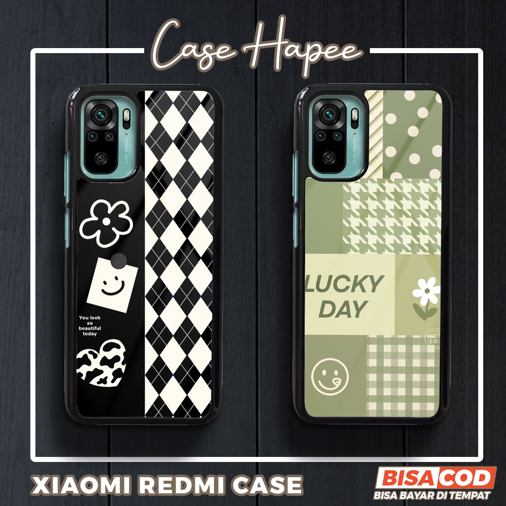 Case Redmi Note 10 Note 10S Casing Redmi Note 10 Note 10S  [CHSB] Casehapee Case Glossy Case Aesthet
