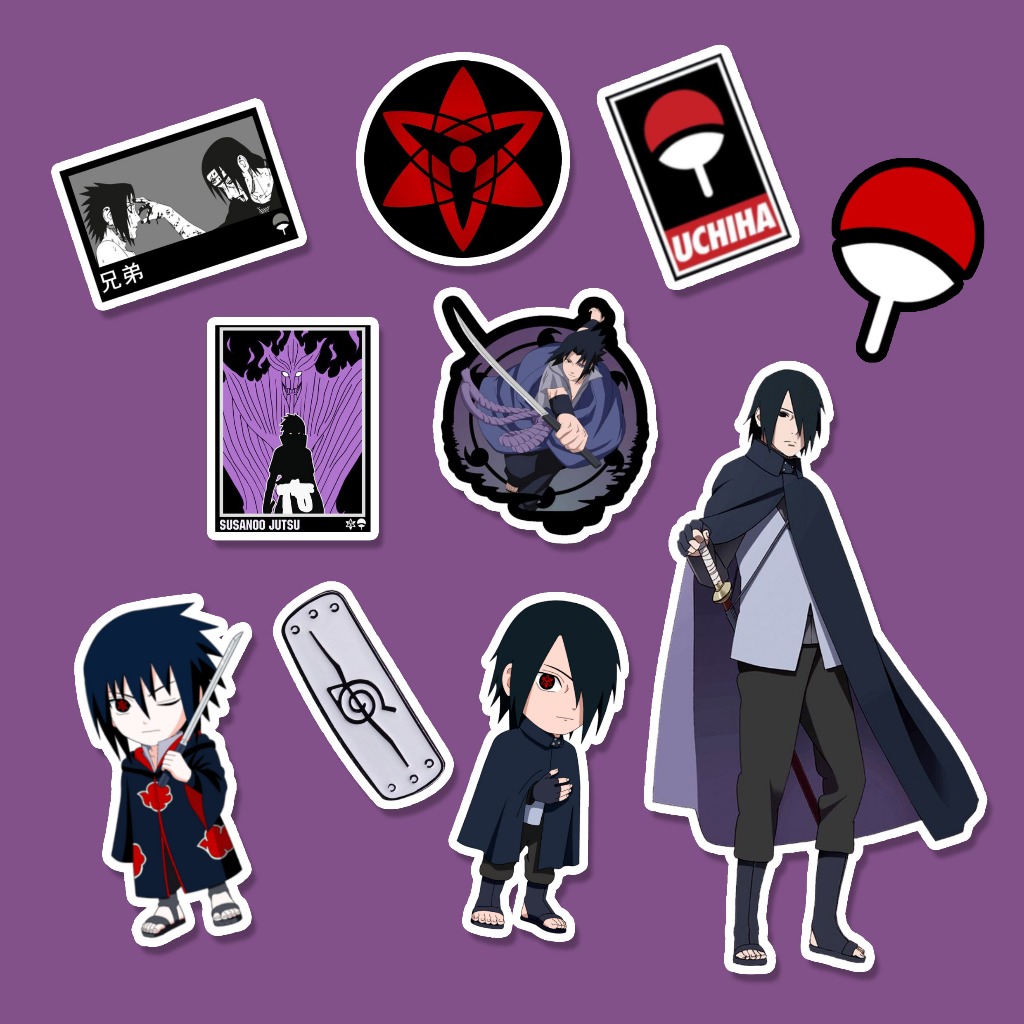 

Stiker Vinil Sasuke Uchiha Stiker Untuk Case Handphone Laptop Dan Lainnya