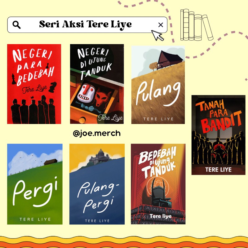 joe.merch || Negeri Para Bedebah, Negeri di Ujung Tanduk, Pulang, Pergi, Pulang-Pergi, Bedebah di Uj