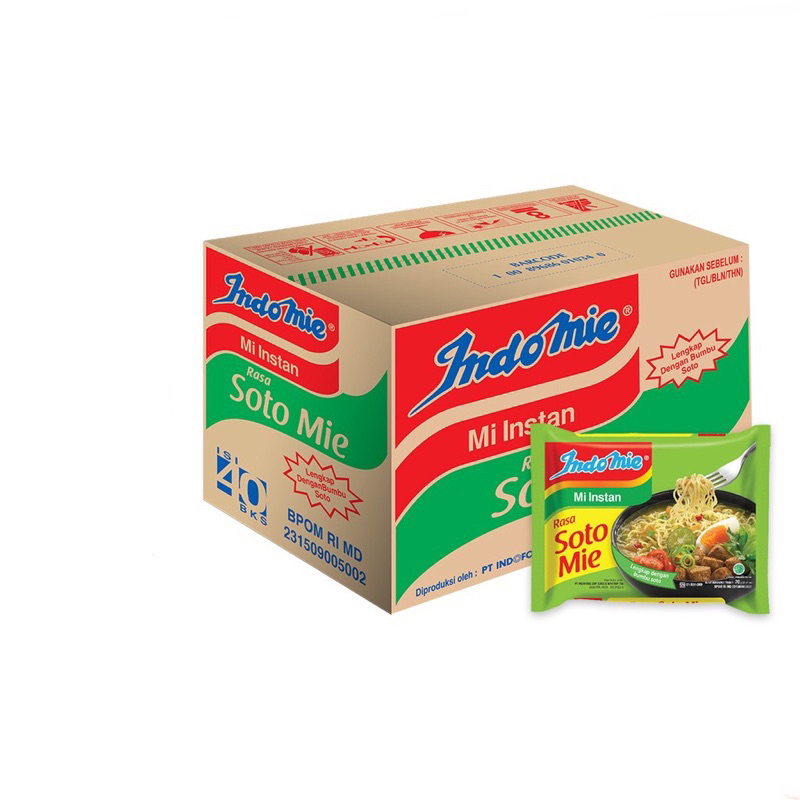 

1 Dus - Indomie Kuah Soto 40 Pcs