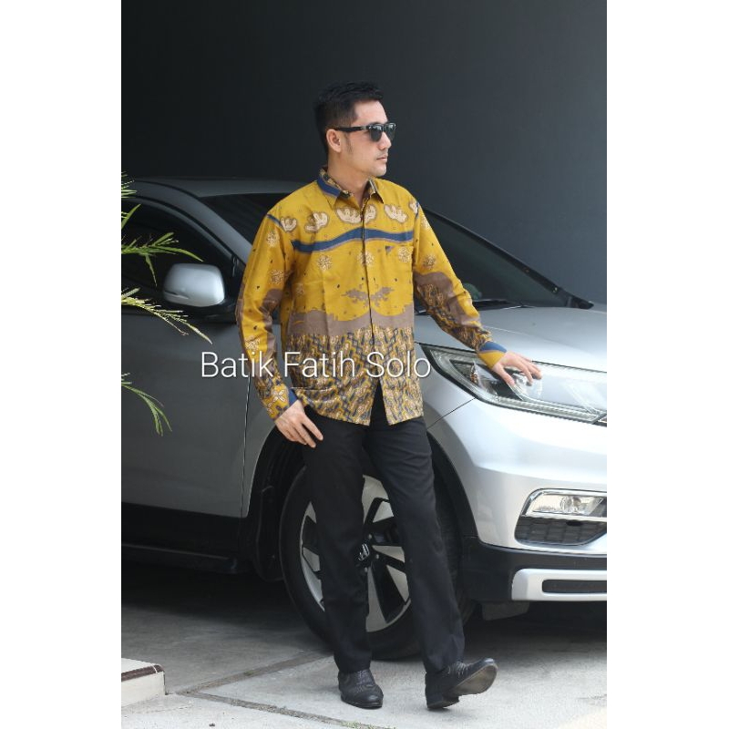 Kemeja Batik Premium Lengan Panjang Batik Solo