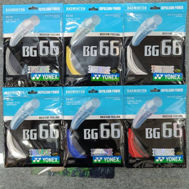 Senar Raket Badminton BG66 cantik impor tali raket bulutangkis