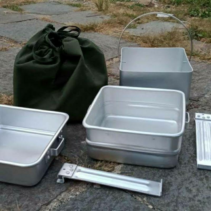 NESTING TNI/AKP*L SECOND MISTING TNI COOKING SET ALAT MASAK PORTABLE