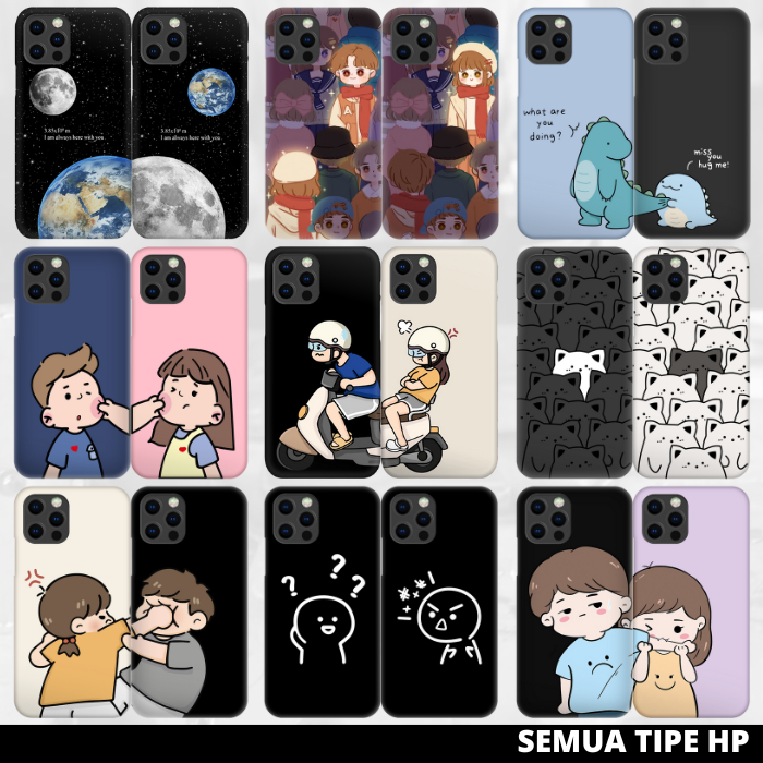 Premium Casing Hardcase Softcase Hard Soft Case Hp Couple Case Casing All Type Iphone Android Samsun