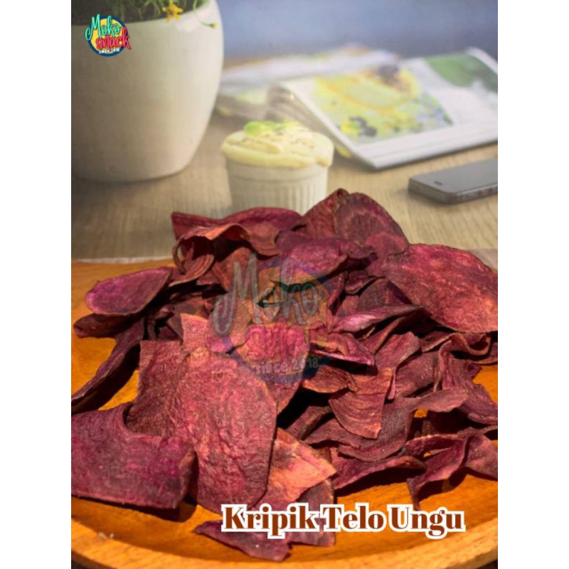 

Snack Kiloan Kripik Telo Ungu 250 gr
