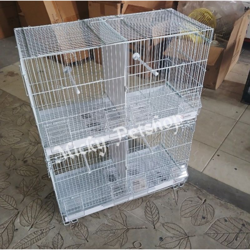 Kandang Burung Dayang 503 2Tingkat 4Sekat Brid Cage LoveBrid Pleci