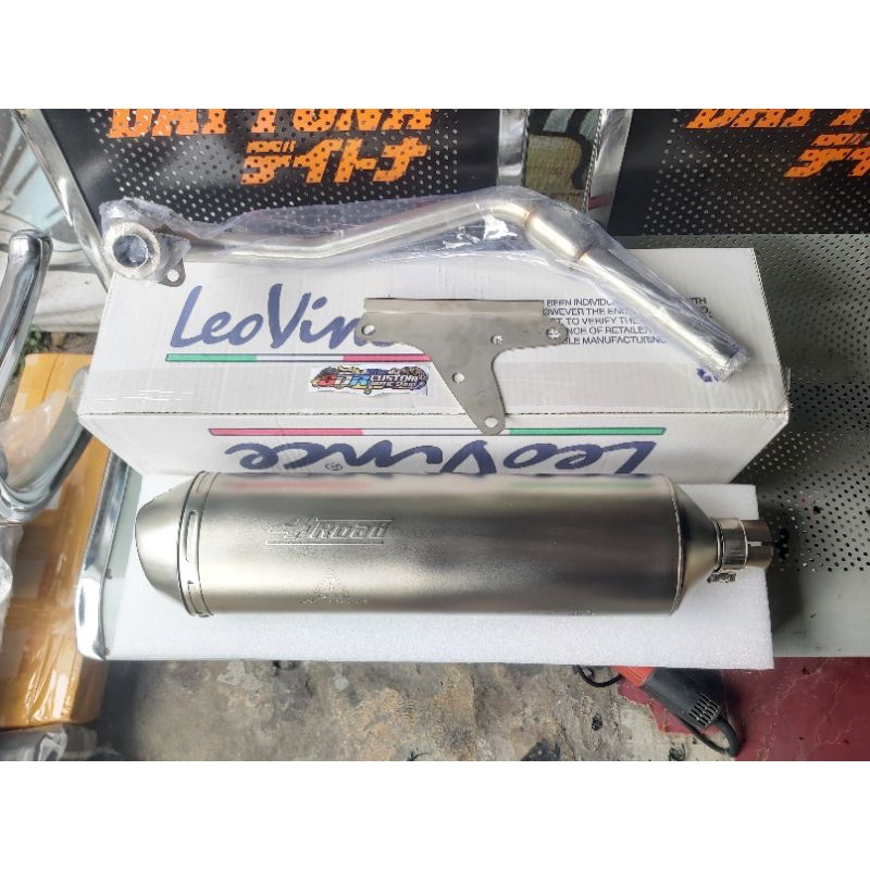 knalpot VARIO 125 150 PCX CBU LEOVINCE KNALPOT LEOVINCE VARIO FULL STANLEIS
