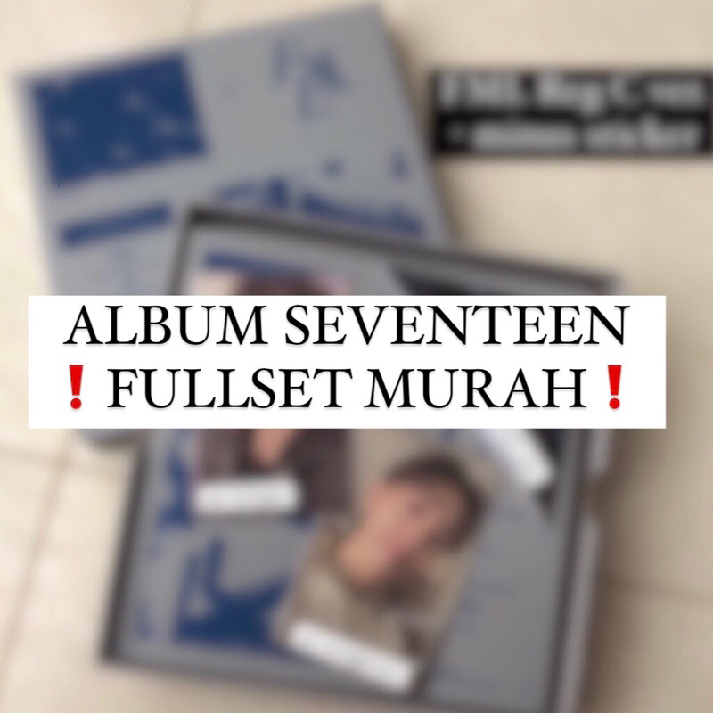 [READY] ALBUM UNSEALED FULLSET MURAH SEVENTEEN SPILL THE FEELS KIT HEAVEN KIT THE8 WONWOO WOOZI SHOH