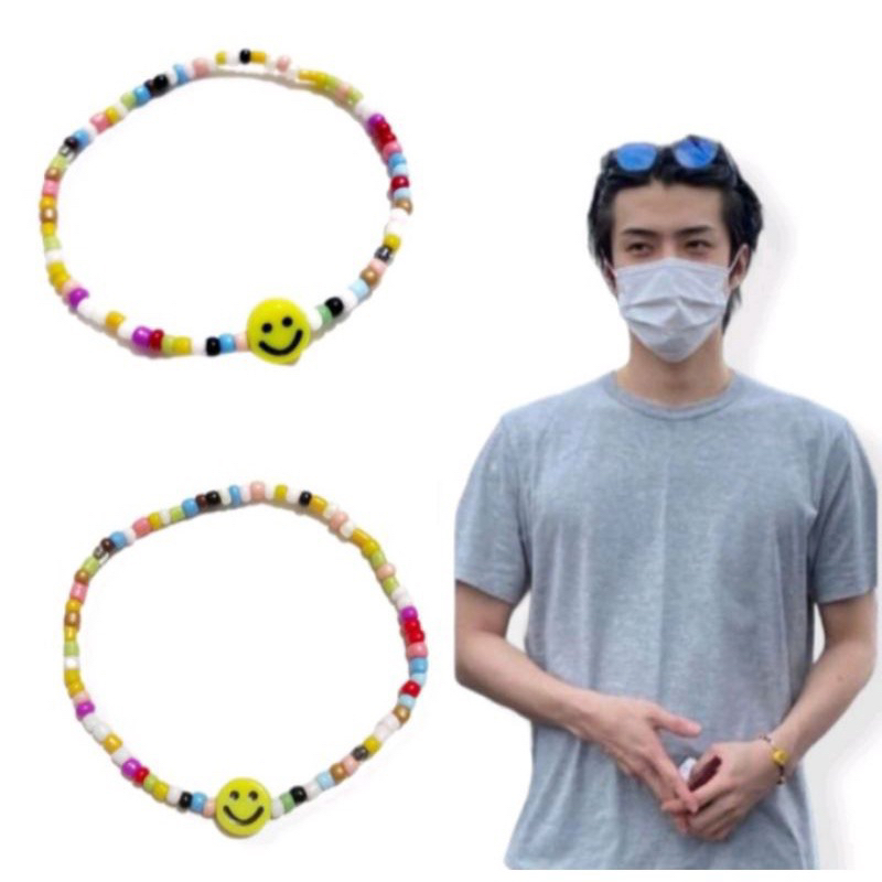 gelang smile manik manik