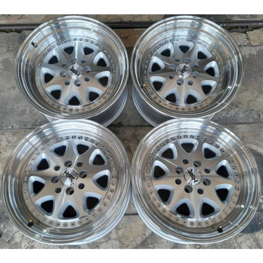 Velg Mobil Second Ring 16 Hsr Bavaria Lebar 8/9 Buat 4x100/114 Et25/30