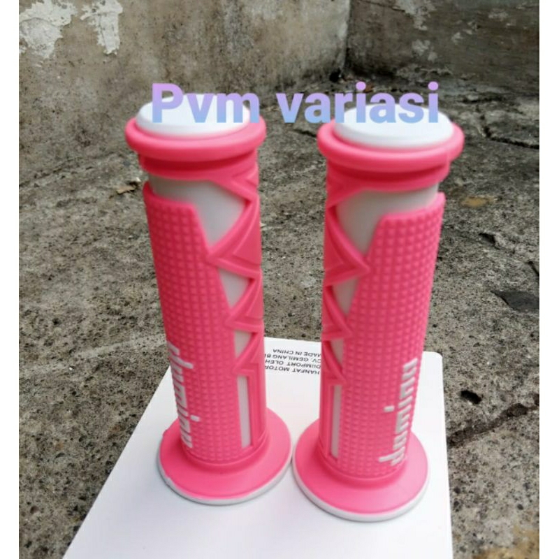 Handgrip Motor Variasi Pink Shark Handfat Grip Pink Universal Motor