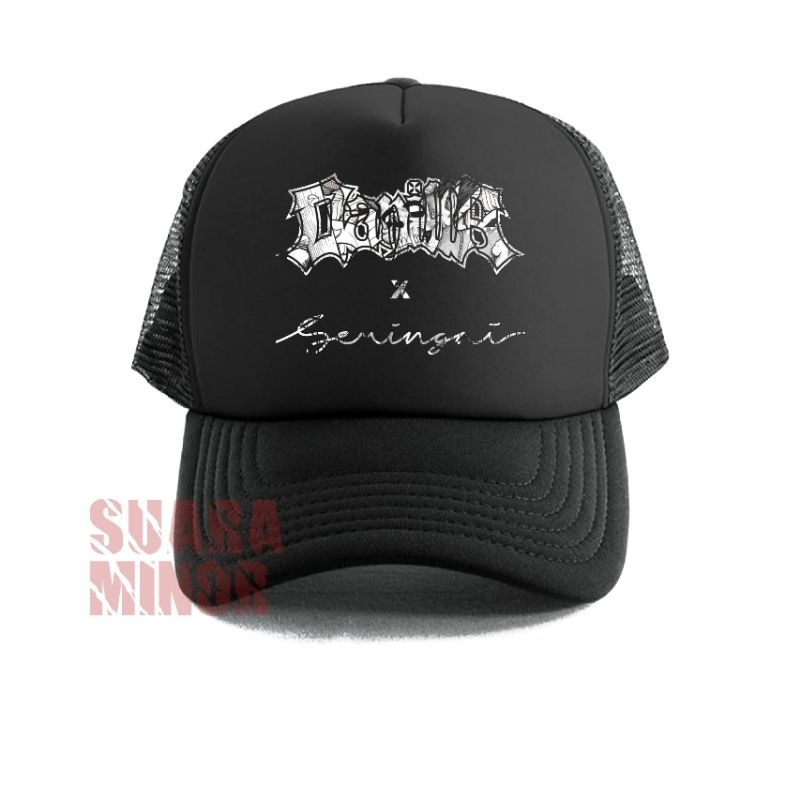 topi jaring pria / topi jaring band / topi seringai / topi jaring original
